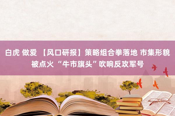 白虎 做爱 【风口研报】策略组合拳落地 市集形貌被点火 “牛